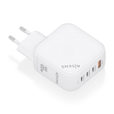 AISENS Cargador GaN 100W  3xUSB C PD3 0 QC4 0  1xUSB A QC3 0  Blanco