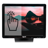 MONITOR 17" IGGUAL MTL17B TACTIL 1280X1024 NEGRO USB SXGA