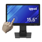 iggual Monitor táctil capacitivo 15,6 16:9 HD+