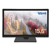 iggual Monitor táctil resistivo 15,6 16:9 HD+