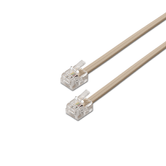 Aisens 6P4C MM Cabo de Telefone Bege 2M