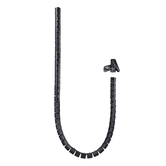 Organizador de cabos Nanocable Flex. 25mm 3M Preto