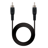 Preto RCA/M-RCA/M cabo de áudio nano 3m 10.24.0403