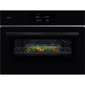 HORNO COMPACTO AEG TK8NK721B PIROLITICO CON VAPOR NEGRO