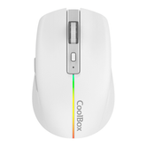 RATON COOLBOX W01 1.600DPI INALAMBRICO BLANCO