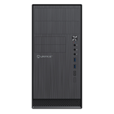 UNYKA Caja Ordenador AERO C12 Micro ATX Negra 2x USB 3.0, 1x USB Type C 2.0