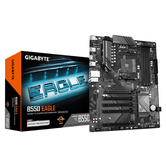 Placa-mãe GIGABYTE AMD B550 EAGLE - Processadores AMD Ryzen série 5000G, VRM 10+3+1 fase, até 3200 MHz DDR4, 1xPCIe 4.0 + 1xPCIe 3.0 M.2, LAN