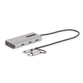 Adaptador Multiportas USB-C/USB-A - HDMI Duplo de 4K/1080p