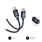 SUBBLIM CABLE OPTIMUS 60W C-C 1M BLACK