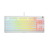 TECLADO STEELSERIES APEX 3 TKL (EUA) BRANCO (64819)