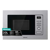 HORNO MICROONDAS CON GRILL HISENSE BIM320G41X 20 LITROS INOX
