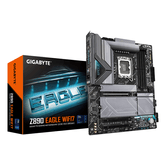 Placa-mãe GIGABYTE Intel Z890 EAGLE WIFI7 - Compatível com CPUs Intel Core Ultra (série 2), 14 + 1+ VRM bifásico, até 8800 MHz DDR5 (OC), 1xPCIe 5.0