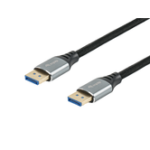 DISPLAYPORT TO DISPLAYPORT PREMIUM 2.1 EQUIPAR 119281 1M 16K 60Hz 54Gps CABO DE ALUMÍNIO