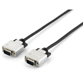 EQUIPAMENTO DE CABO SVGA 3COAX MACHO MACHO - CAIXA METÁLICA PREMIUM 15M HQ 118865