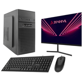 Zone Evil Core Work Intel Core i3 14100 16GB 1TB SSD Nvme Preto Monitor Windows 11 24 Teclado e rato