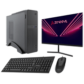 Zone Evil Core Slim Intel Core i5 14400 16GB 1TB SSD Nvme Negro   Monitor 24 Teclado y rat  n