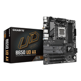 Placa-mãe AMD GIGABYTE B650 UD AX - Compatível com CPUs AMD Ryzen série 9000, VRM 6+2+2 fases, DDR5 (OC) até 7600 MHz, 1x PCIe 5.0 +