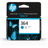 CARTUCHO DE TINTA CIANO HP 364