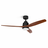 VENTILADOR TECHO UFESA NEPAL NEGRO ROBLE
