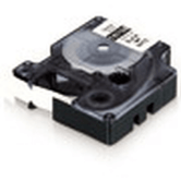 FITA DE ETIQUETAGEM EM VINIL RHINOPRO PRETO/BRANCO 12MM DYMO 018444