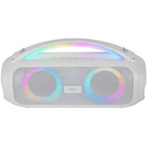 ALTAVOZ BLUETOOTH PORTÁTIL MARS GAMING MSPULSEW BLANCO 50W ULTRABASS RGB BAT. 8h BT USB AUX FM