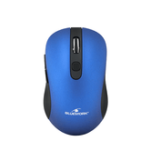 bluestork office 60 raton inalambrico 2,4 ghz 1000/1600 ppp. compatible con windows y mac. 2 pilas aaa incluidas. azul claro