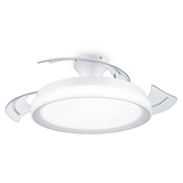 VENTILADOR DE TECHO BLISS BLANCO DC | LED AJUSTABLE 2700K/4000K/5500K + MOTOR SILENCIOSO