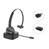 FONE DE OUVIDO CONCEPTRONIC BLUETOOTH COM BASE DE CARREGAMENTO ADAPTADOR BLUETOOTH INCLUÍDO POLONA03BDA