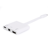 CABO ADAPTADOR USB-C MACHO PARA MINI DP FÊMEA/USB TIPO A 3.0/USB-C FÊMEA REF.133463