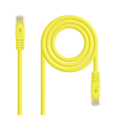 Chicote Nanocape LSZH Cat.6A SFTP 25cm Amarelo