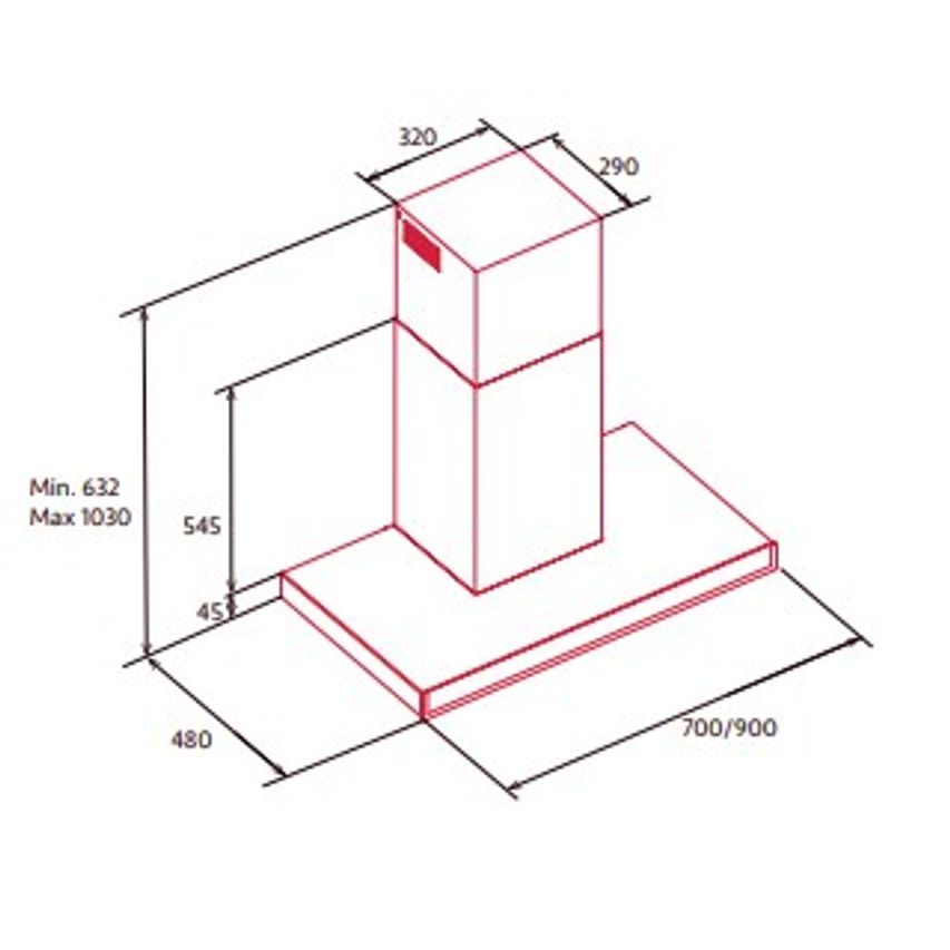 NORBREEZE SLIM 90 BK