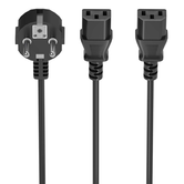 AISENS CEE7/M-2XC13/H CABO DE ALIMENTAÇÃO CPU PRETO 1,8mts