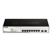 Comutador D-Link DGS-1210-10P/E 8xGb PoE 2xSFP