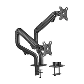 Suporte para monitor de TV giratório e inclinável AISENS Eco com contrapeso, 8 kg, 3 pivôs, 2 braços, 17,32" preto