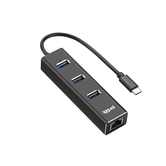 iggual Hub tipo C x 3 puertos USB 3.1+RJ45 Gigabit