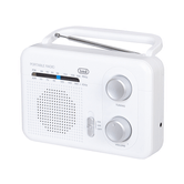 RADIO TREVI RA 7F64 PORTABLE AM/FM RADIO WHITE