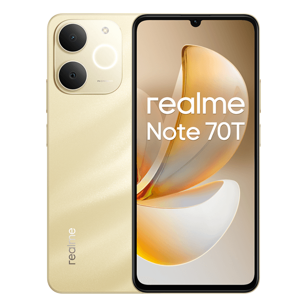 【新品】realme Note 70T 4GB+128GB ゴールド グローバル SMARTPHONE REALME NOTE 70T , OC, 4GB , 128GB, ANDROID 15,BEACH