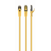 CABLE RED S-FTP GEMBIRD CAT 6A LSZH AMARILLO 0,5 M