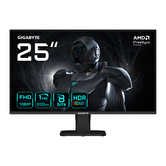 MONITOR GIGABYTE GS25F2 Monitor Gamer 25" FHD - 1920 x 1080, 200Hz, 1ms, 300 cd/m², Display HDR 10, HDMI 2.0, DisplayPort 1.4 24,5" SS-IPS 192