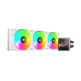 SISTEMA DE REFRIGERACION LIQUIDA MARS GAMING MLVISIONPRO360 NEGRO 3x120mm ARGB TPD 600W LCD