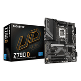 Placa-mãe GIGABYTE Z790 D - Suporta CPUs Intel Core de 14ª geração, VRM digital de 12+1+1 fases, até 7600 MHz DDR5 (OC), 3xPCIe 4.0