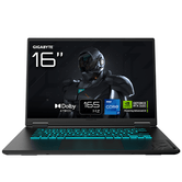 PORTATIL GIGABYTE A16 CTHI3ES894SD I7-13620H 16GB 1TB RTX5050 16" WUXGA FreeDOS