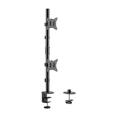 Suporte de mesa AISENS Eco giratório e inclinável para 2 monitores de TV 9 kg 17,32" preto