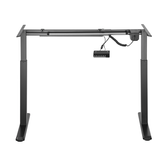 AISENS Bastidor De Escritorio Motorizado  Altura Ajustable Con Panel De Control  80kg  Negro