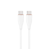 CABO DE CARREGAMENTO E DADOS GEMBIRD (PD) TIPO C SILICONE DE ALTA QUALIDADE 1,5M BRANCO