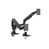 SUPORTE DE MESA EQUIP 650182 PARA 2 TELAS PRETAS DE 17"-35". Máximo de 20 kg POR TELA VESA 100x10
