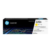 HP 220X YELLOW ORIGINAL LASERJET TONER CARTR ID