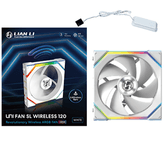 Lian Li UNI FAN SL Wireless 120 Pasta de computador Ventilador 12 cm Branco 1 peça (s)