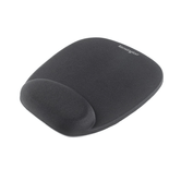 MOUSE PAD PRETO KENSINGTON COM APOIO DE PULSO EM ESPUMA