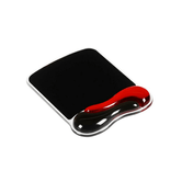 ALMOFADA DE RATO KENSINGTON WAVE GEL VERMELHO E PRETO